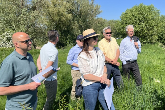 Werkbezoek HID Marjolijn van de Zandschulp in de Hiense Waard
