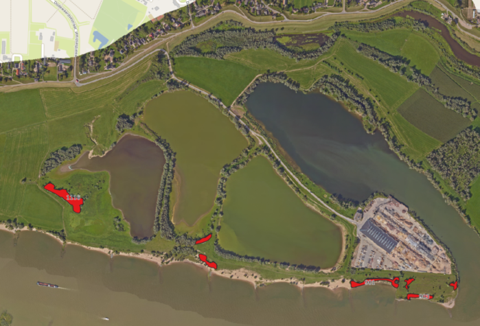 Kapwerkzaamheden in de Hiense Waard door Team Rijntakken